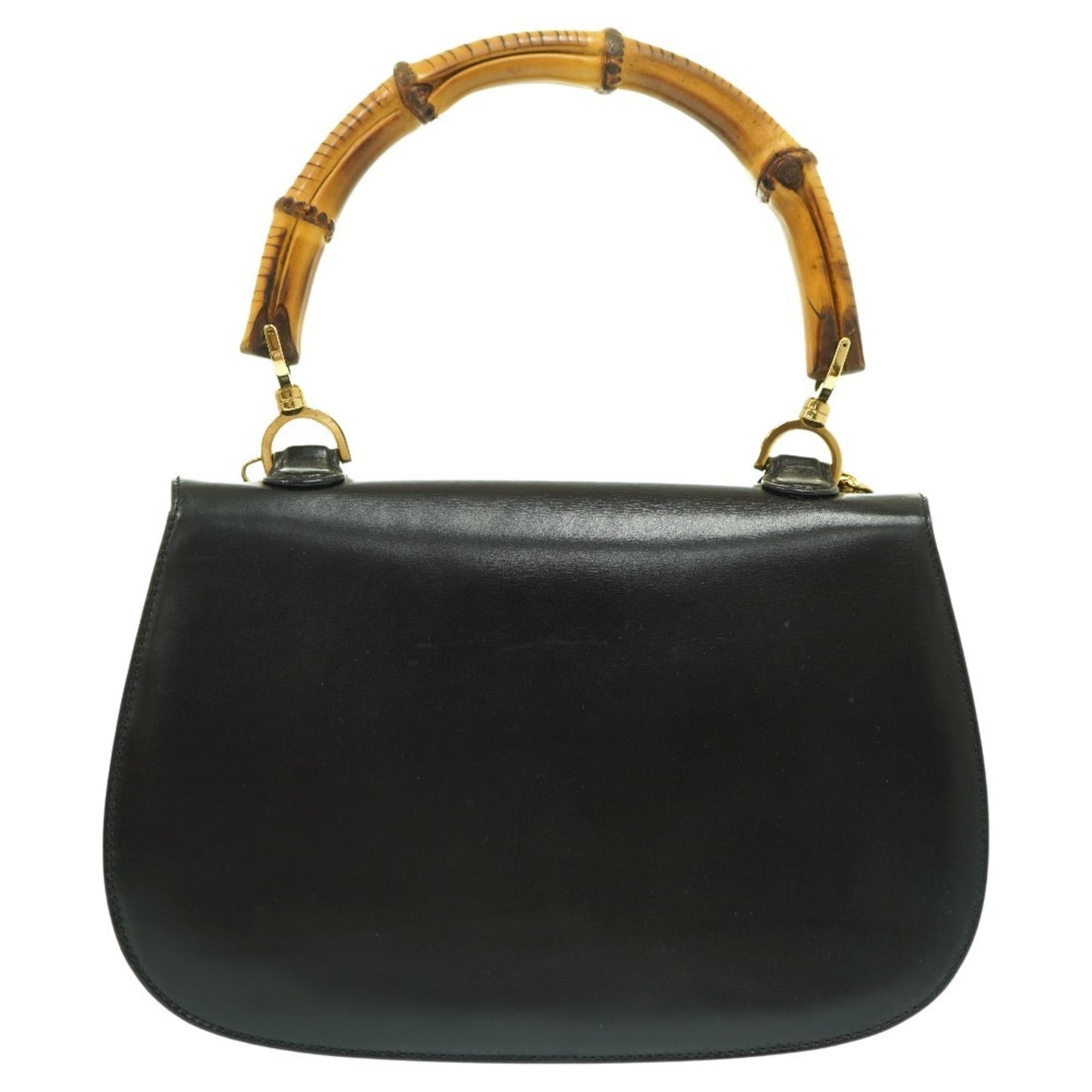 Gucci Black Leather Handbag ( )
