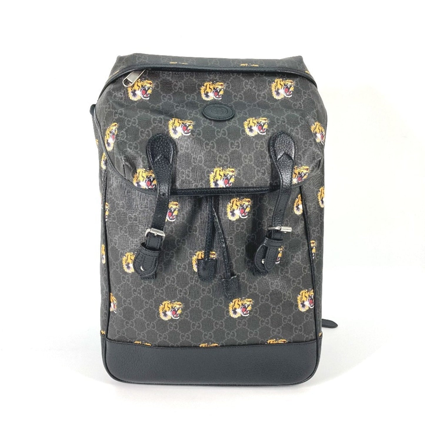 Gucci Black Gg Supreme Backpack ( )