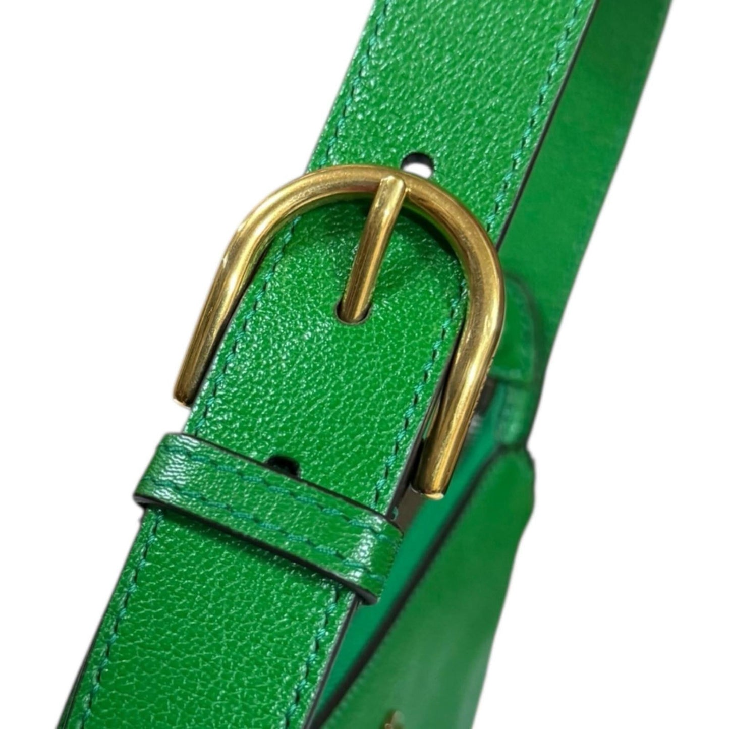 Gucci Green Leather Handbag ( )