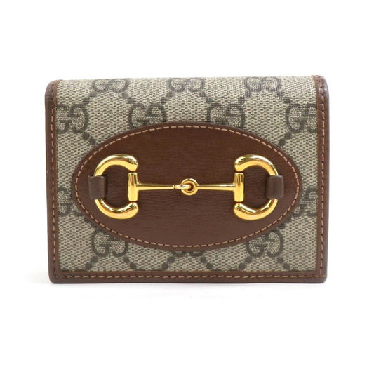 Gucci Brown Gg Supreme Wallet (Bi-Fold) ( )