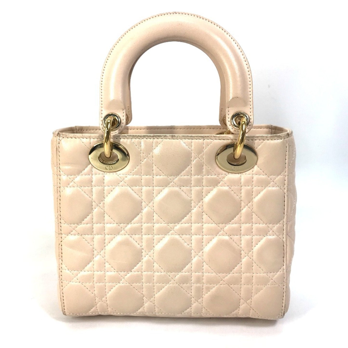 Christian Dior Beige Leather Handbag ()