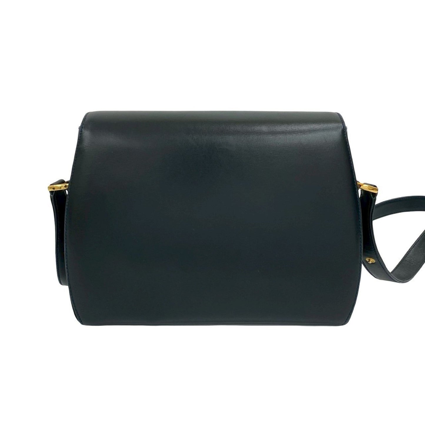 Gucci Navy Leather Shoulder Bag ( )