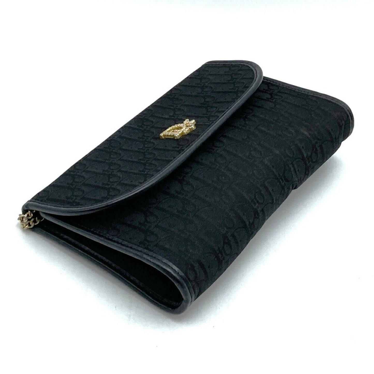 Christian Dior Black Canvas Shoulder Bag ()