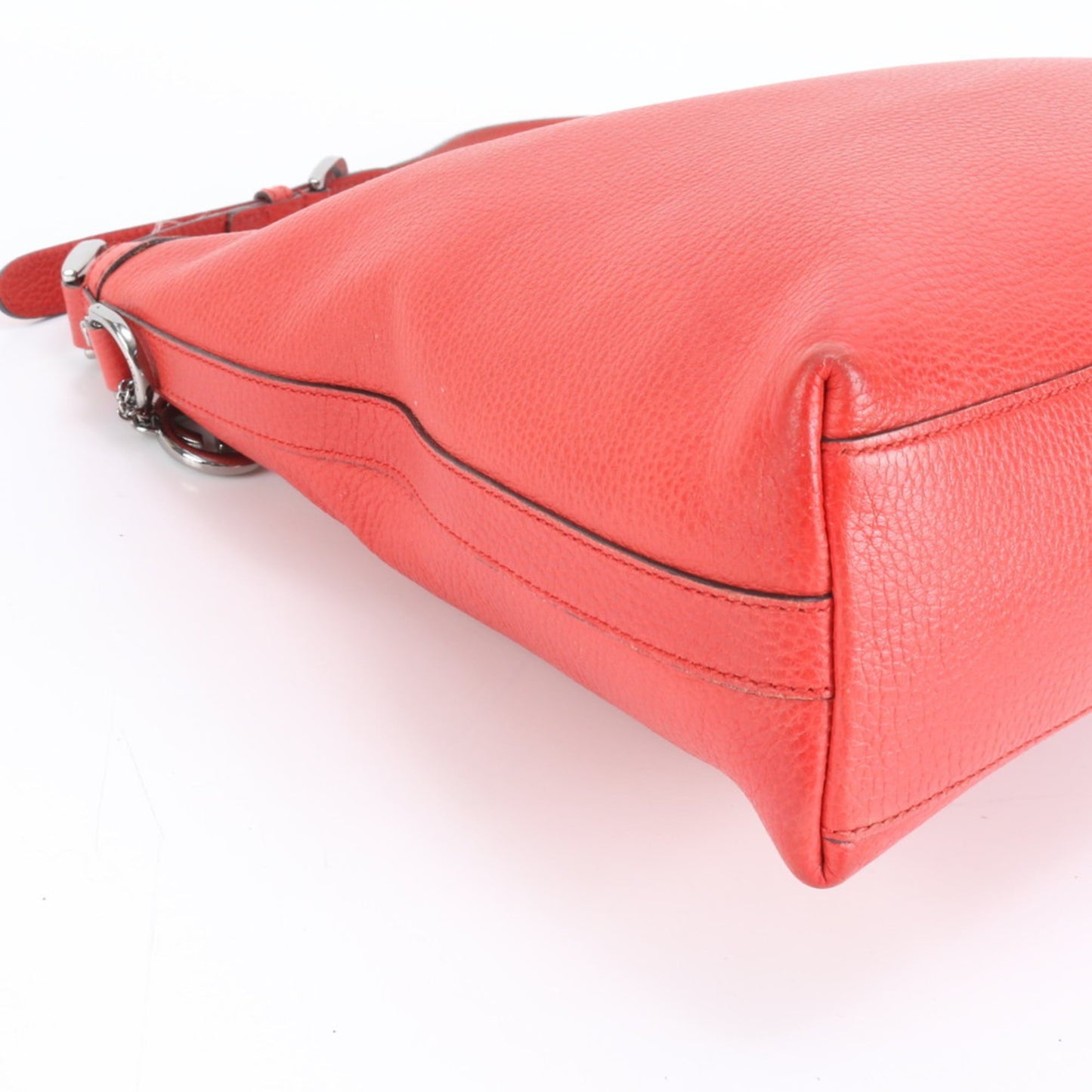 Gucci Red Color Leather Shoulder Bag ( )