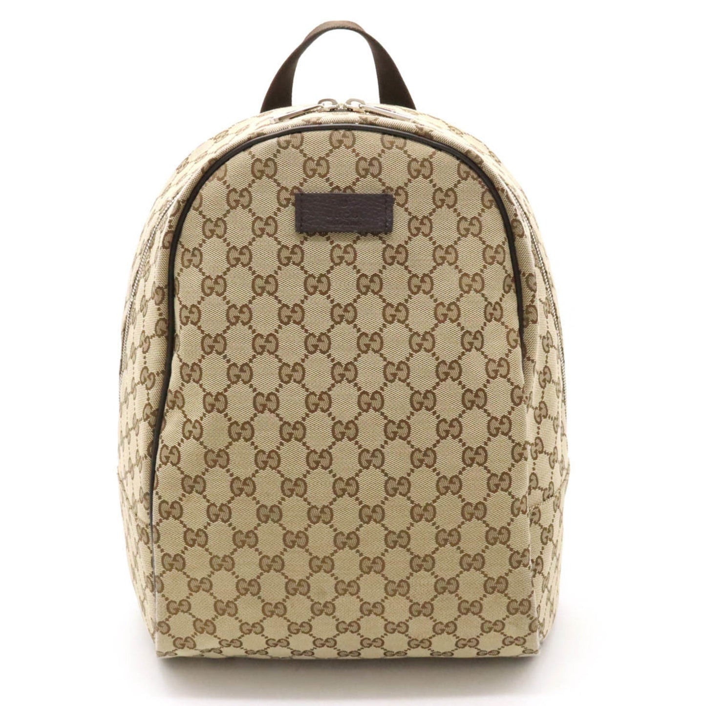 Gucci Leather Canvas Backpack