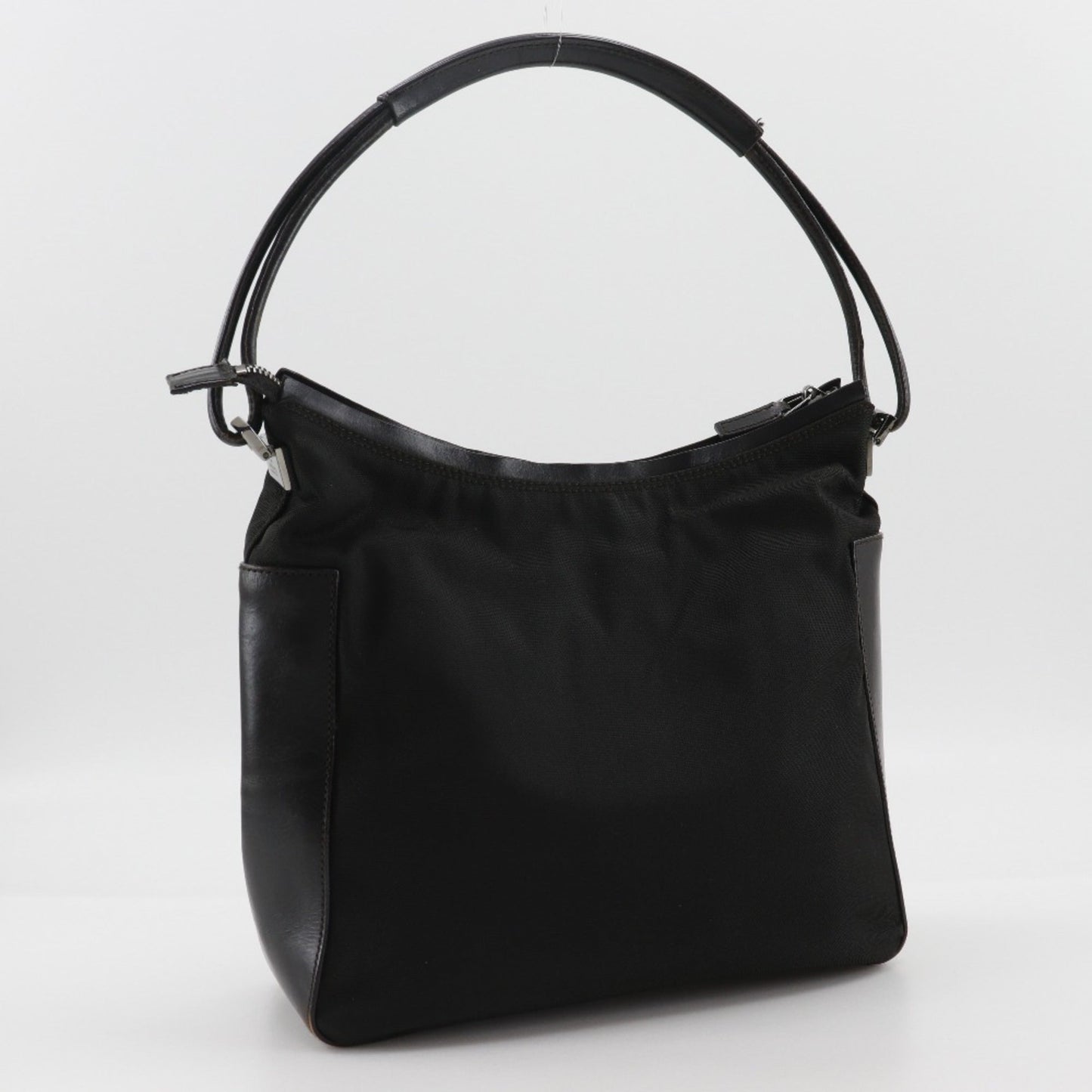 Gucci Black Nylon Canvas Shoulder Bag ( )