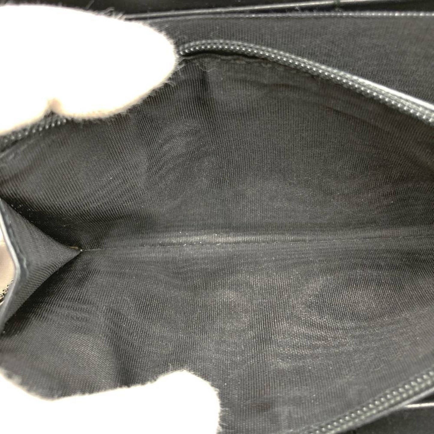 Gucci Black Gg Canvas Long Wallet (Bi-Fold) ( )
