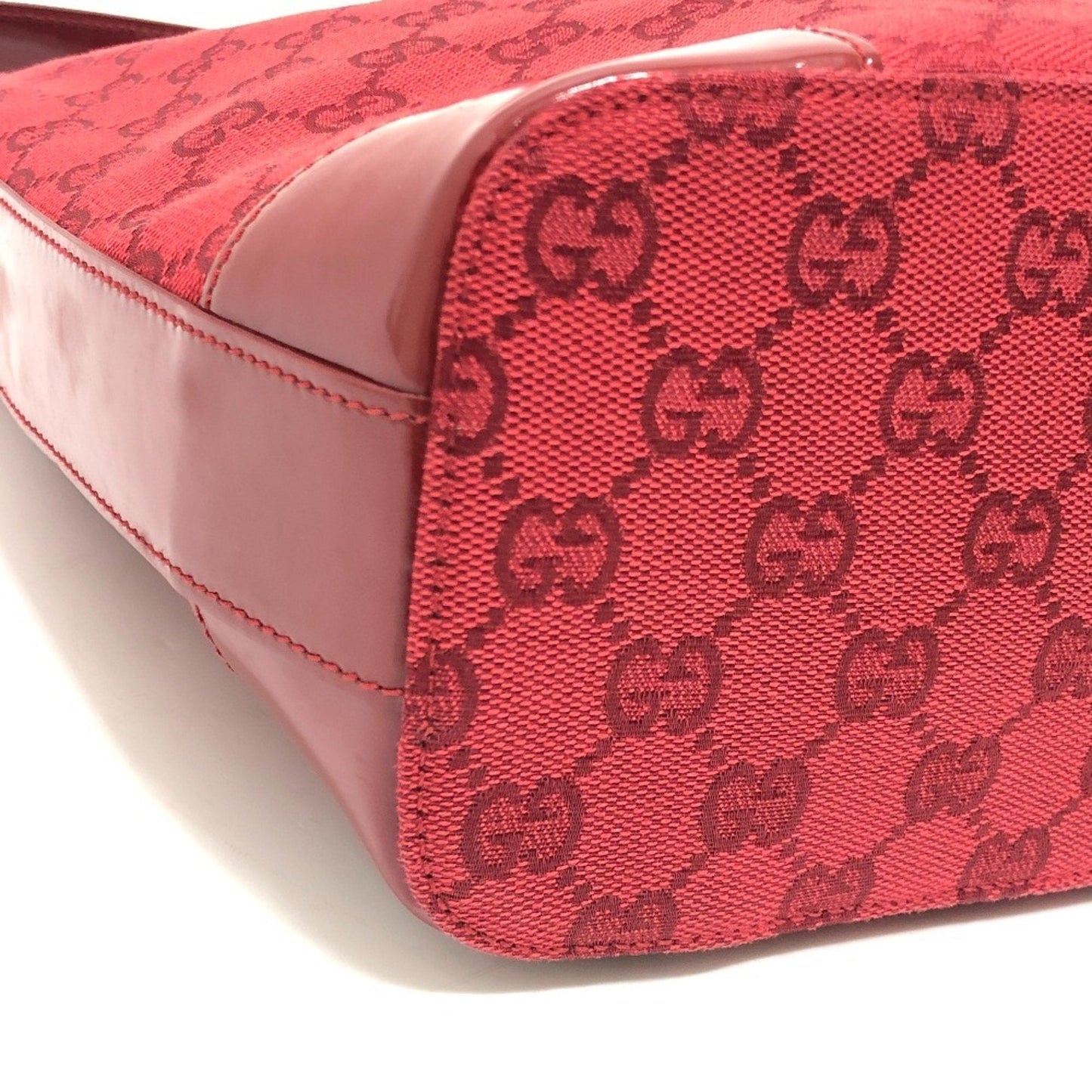 Gucci Gg Canvas Red Color Gg Canvas Handbag Shoulder Bag ( )