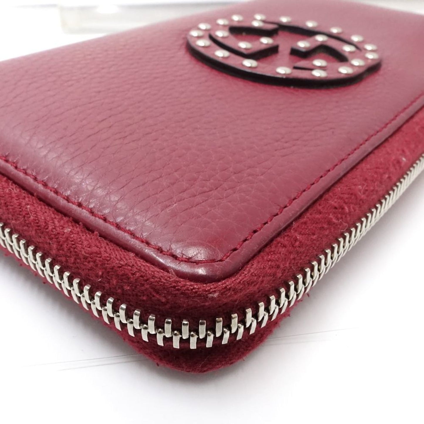 Gucci Soho Bordeaux Leather Long Wallet (Bi-Fold) ( )