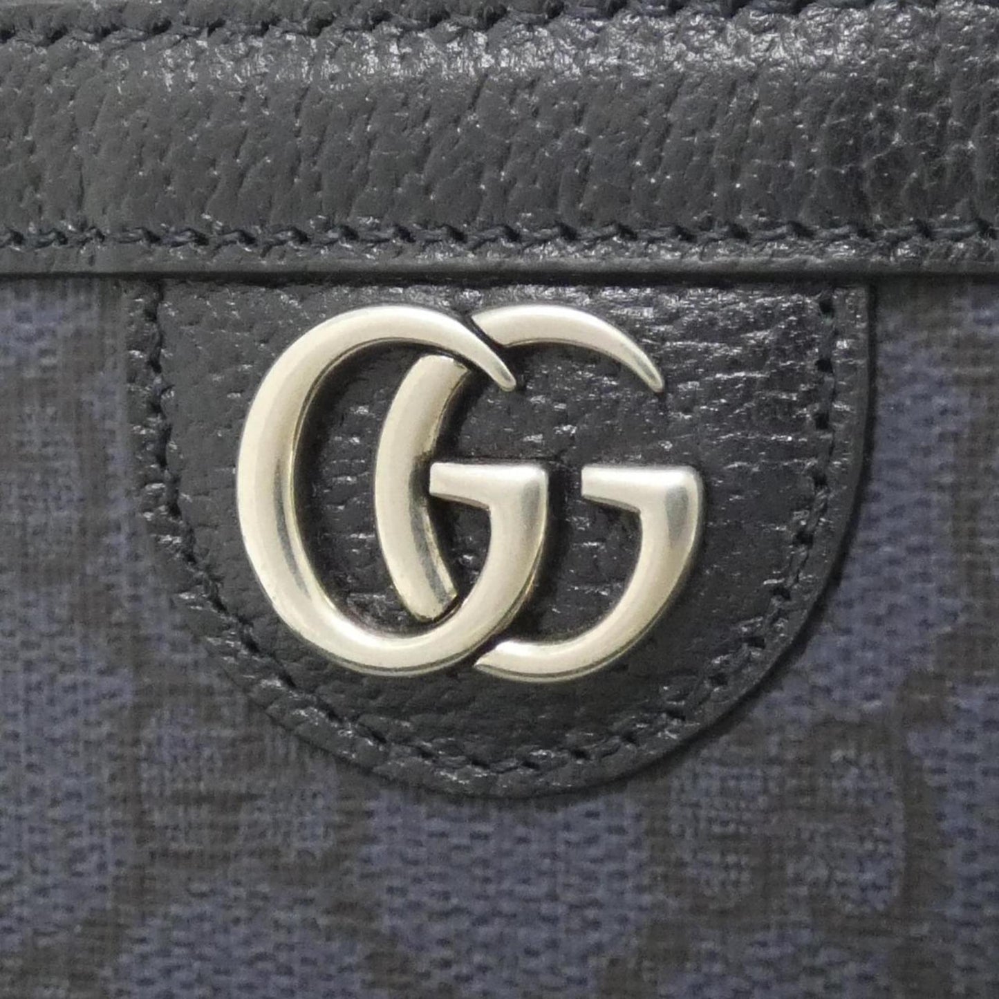 Gucci Black Blue Gg Supreme Shoulder Bag ( )