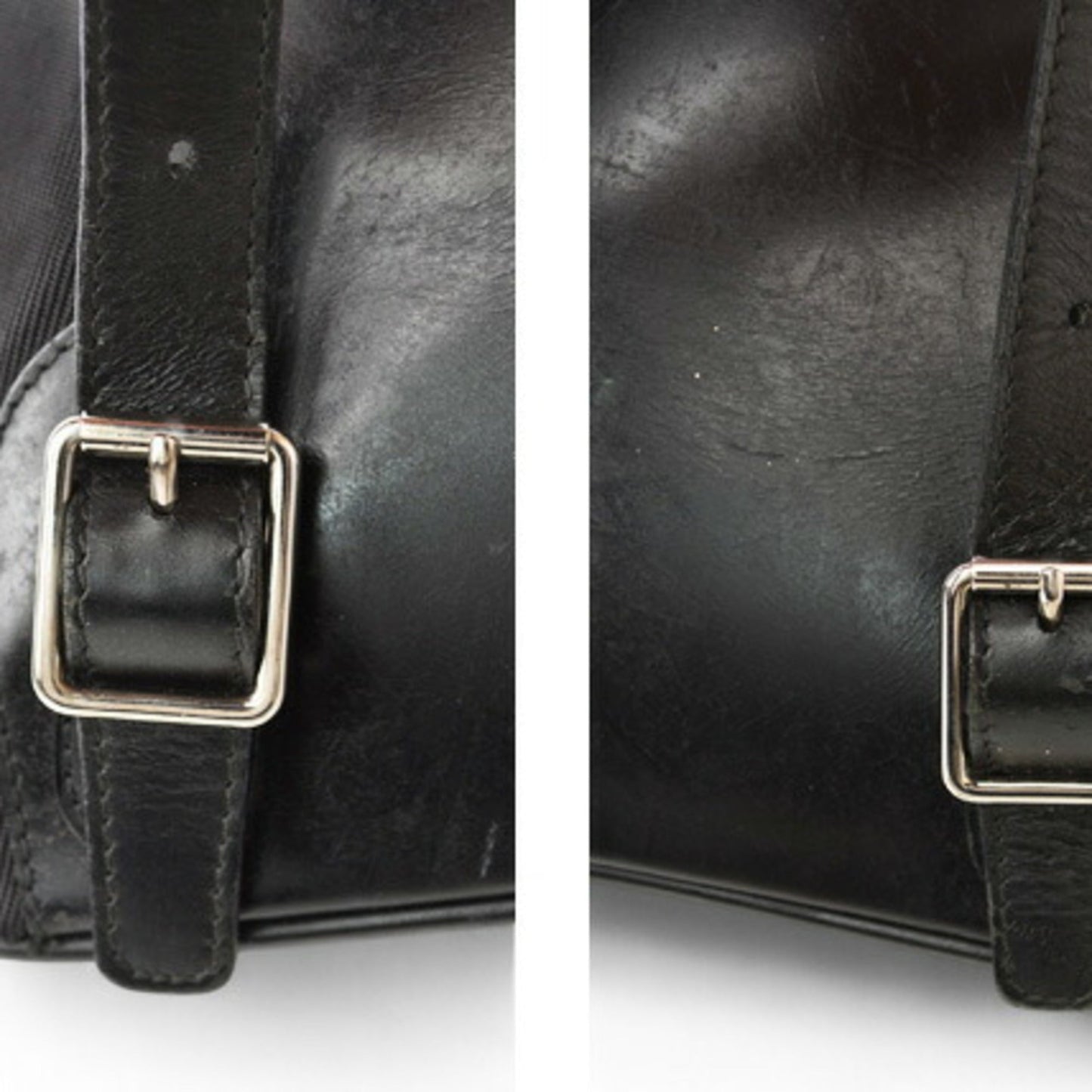 Gucci Black Leather Backpack ( )