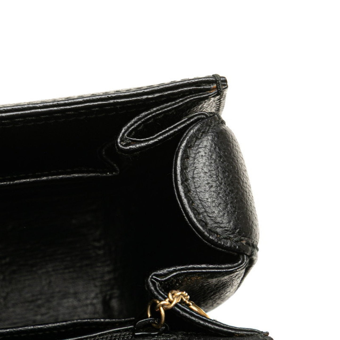 Gucci Black Leather Handbag Shoulder Bag ( )