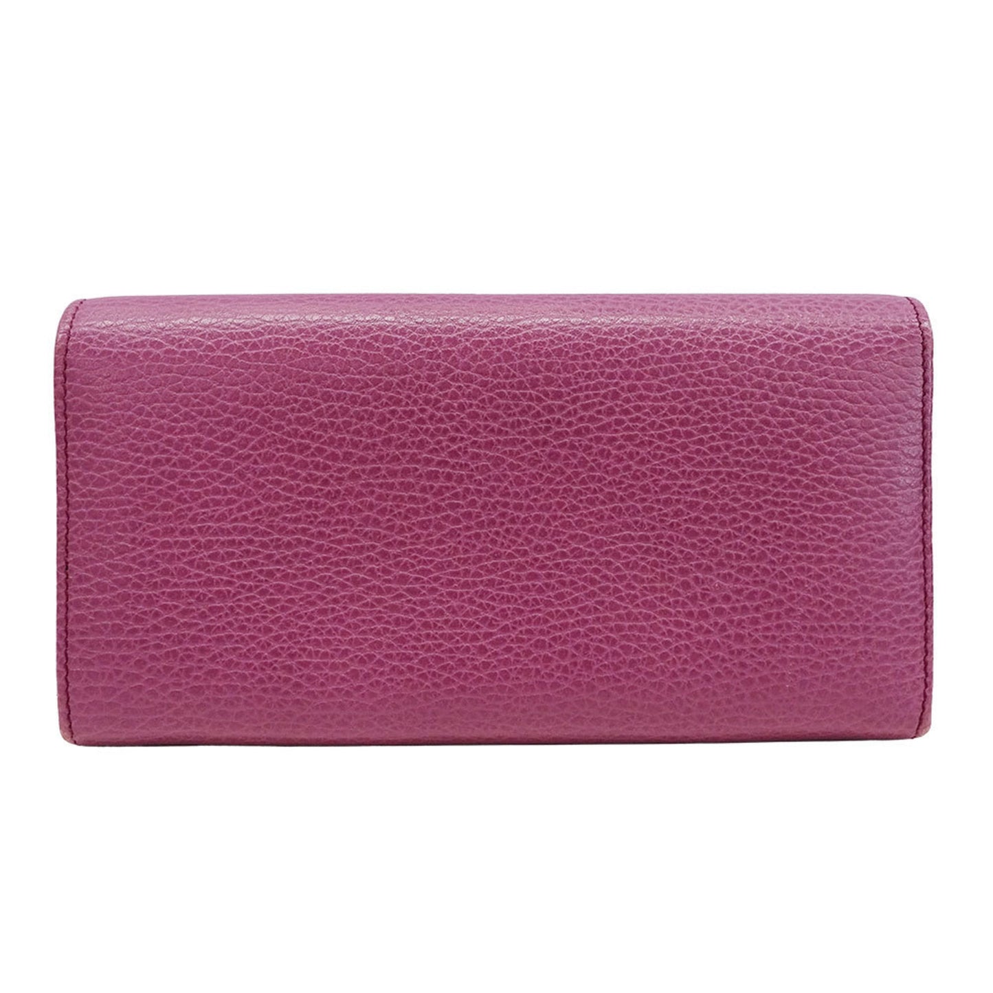 Gucci Purple Leather Long Wallet (Bi-Fold) ( )