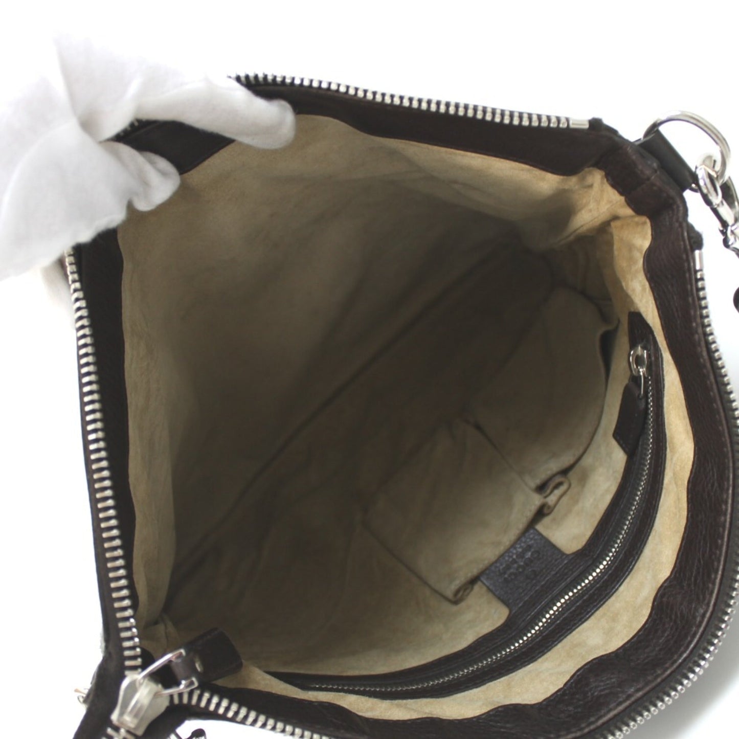 Gucci Brown Leather Shoulder Bag ( )