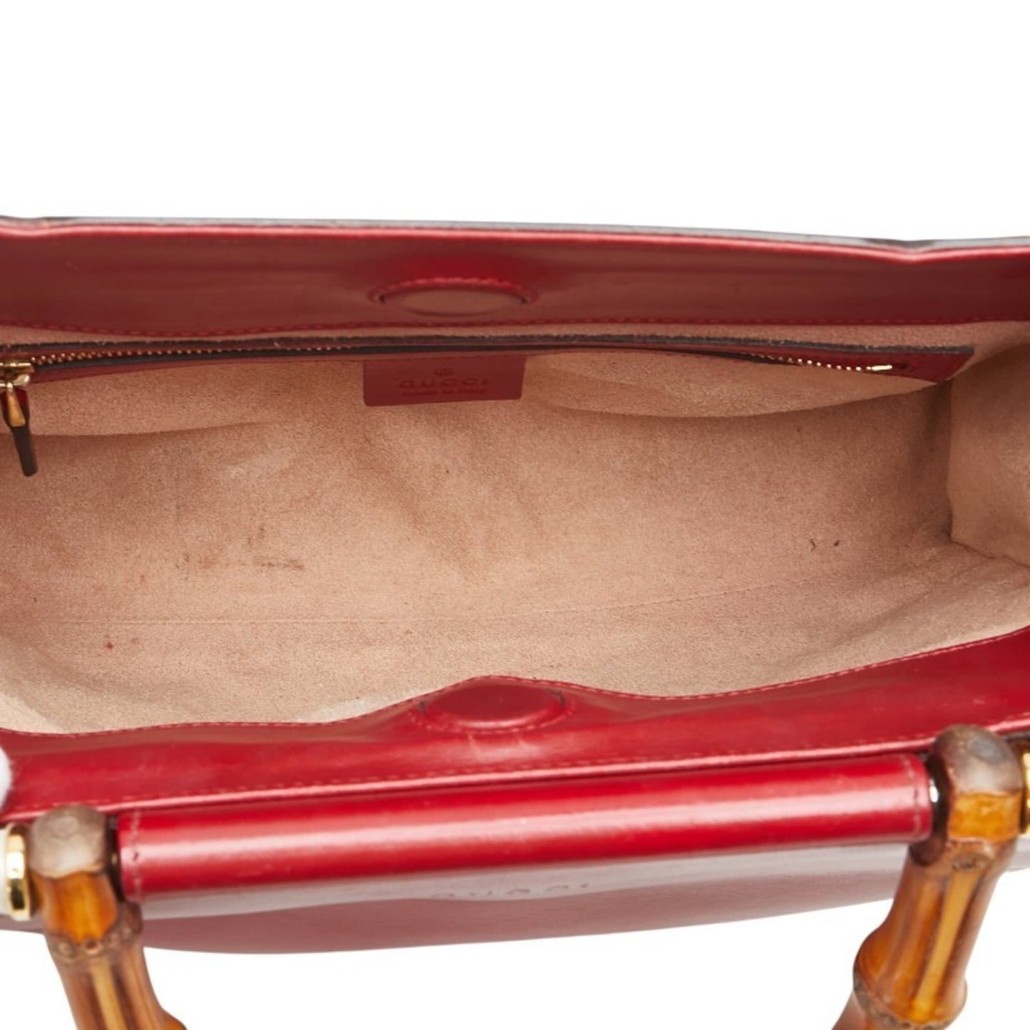 Gucci Red Color Leather Handbag Shoulder Bag ( )