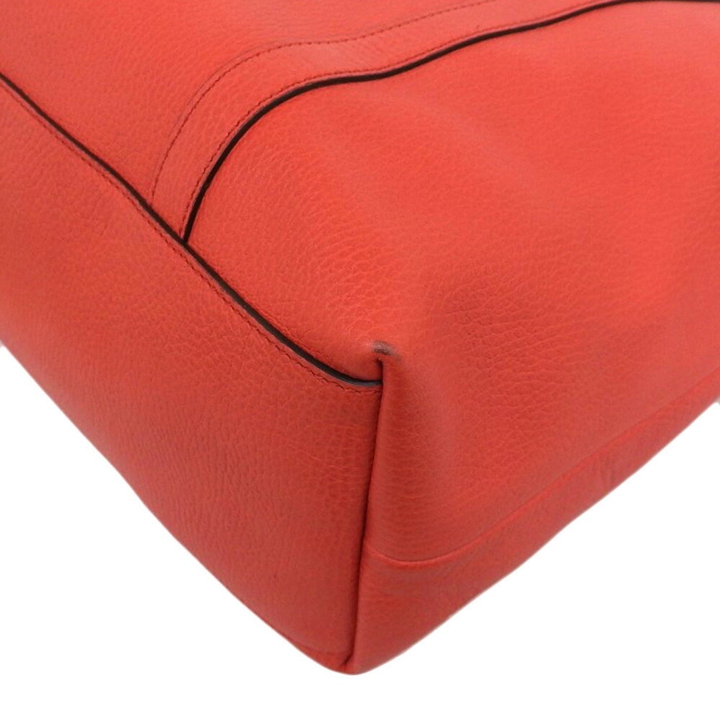 Gucci Red Leather Shoulder Bag Style 2