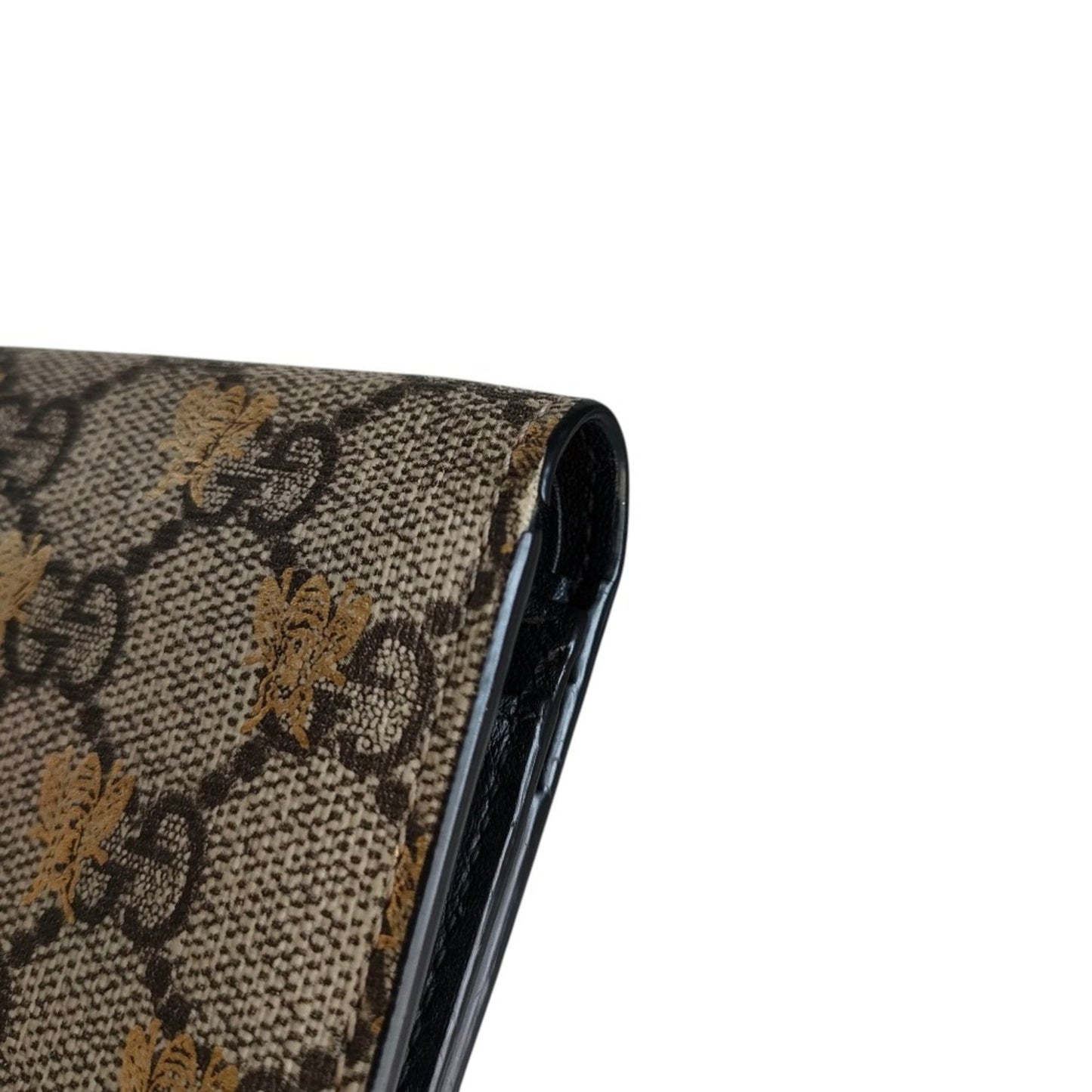 Gucci Beige Brown Gg Supreme Wallet (Bi-Fold) ( )