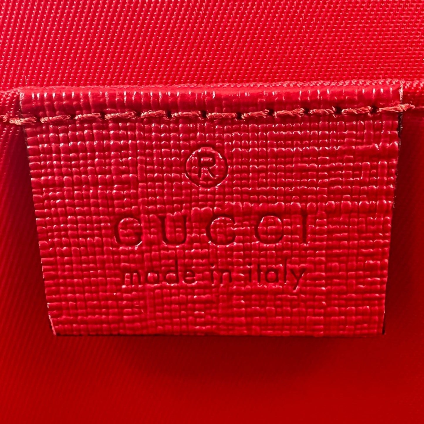 Gucci Beige Red Color Gg Supreme Tote Bag ( )