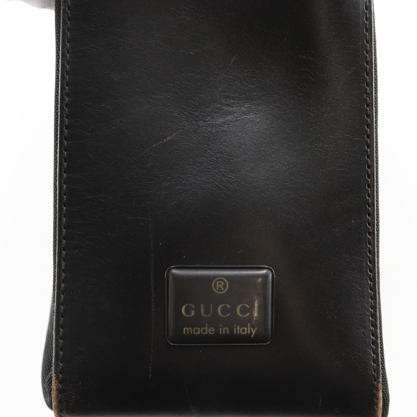 Gucci Black Nylon Canvas Shoulder Bag ( )