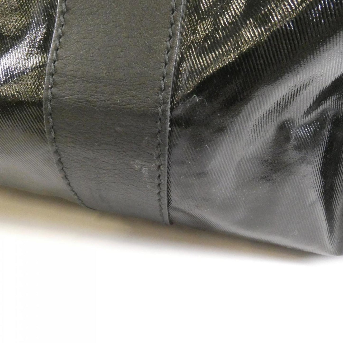 Gucci Black Pvc Boston Bag ( )