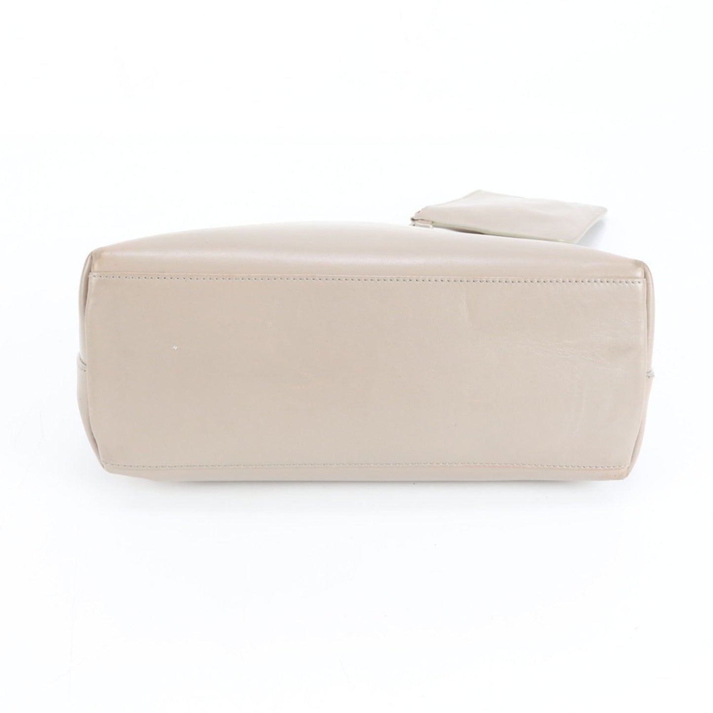 Gucci Grayish Leather Pouch Shoulder Bag ( )