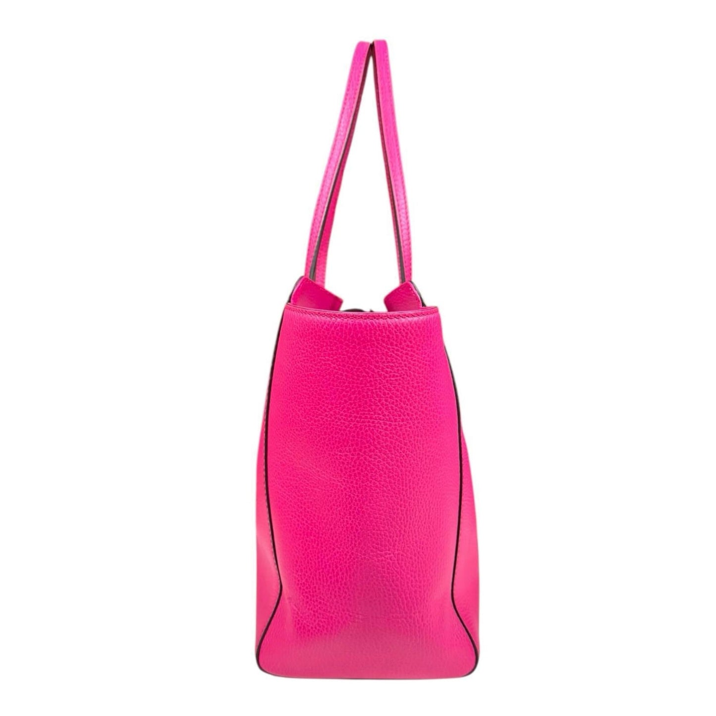 Gucci Gucci Swing Pink Leather Tote Bag ( )
