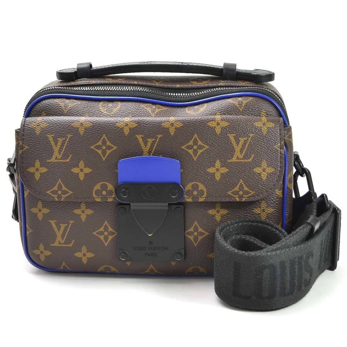 Louis Vuitton Handbag Shoulder Bag 2Way Monogram Macassar S Rock Messenger Brown Canvas Men's