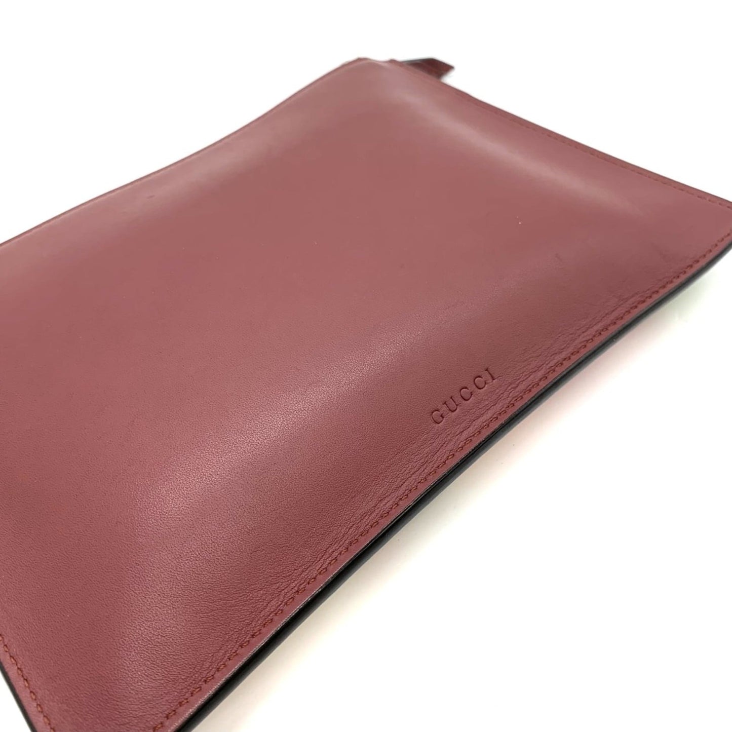 Gucci Gg Blooms Red Color Gg Supreme Pouch ( )
