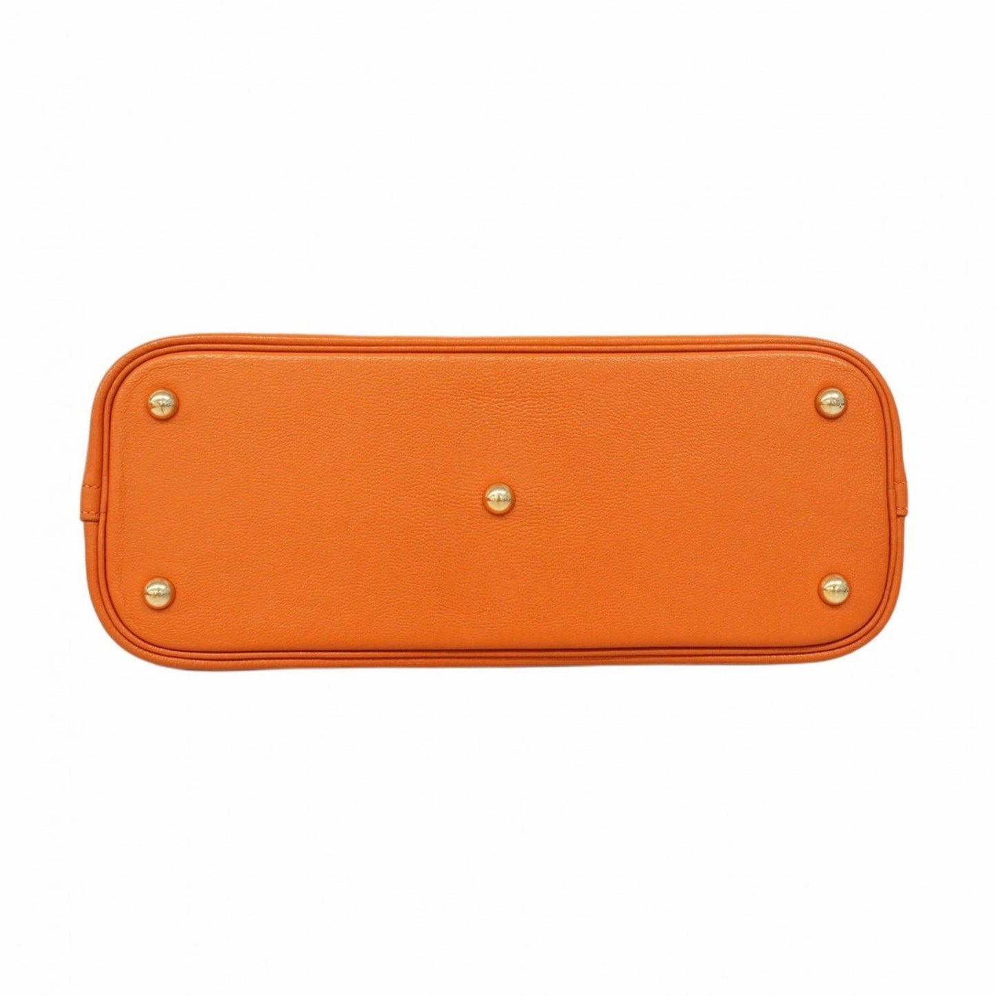 Hermes Orange Chevre Leather Handbag ( )