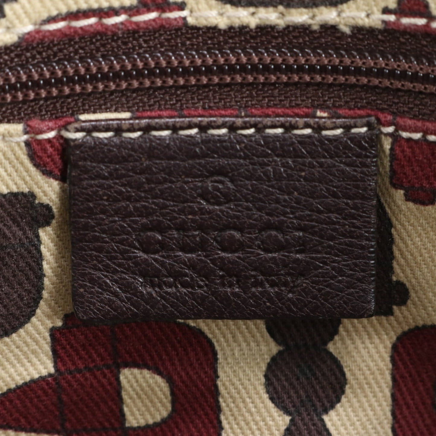 Gucci Brown Leather Shoulder Bag ( )