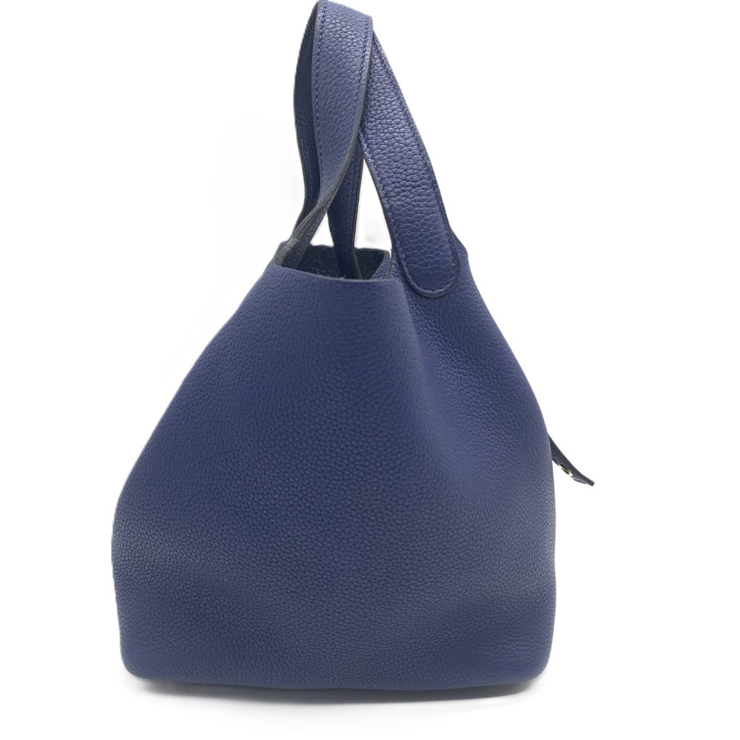 Hermes Picotin Bleu Saphir Togo Leather Handbag ( )