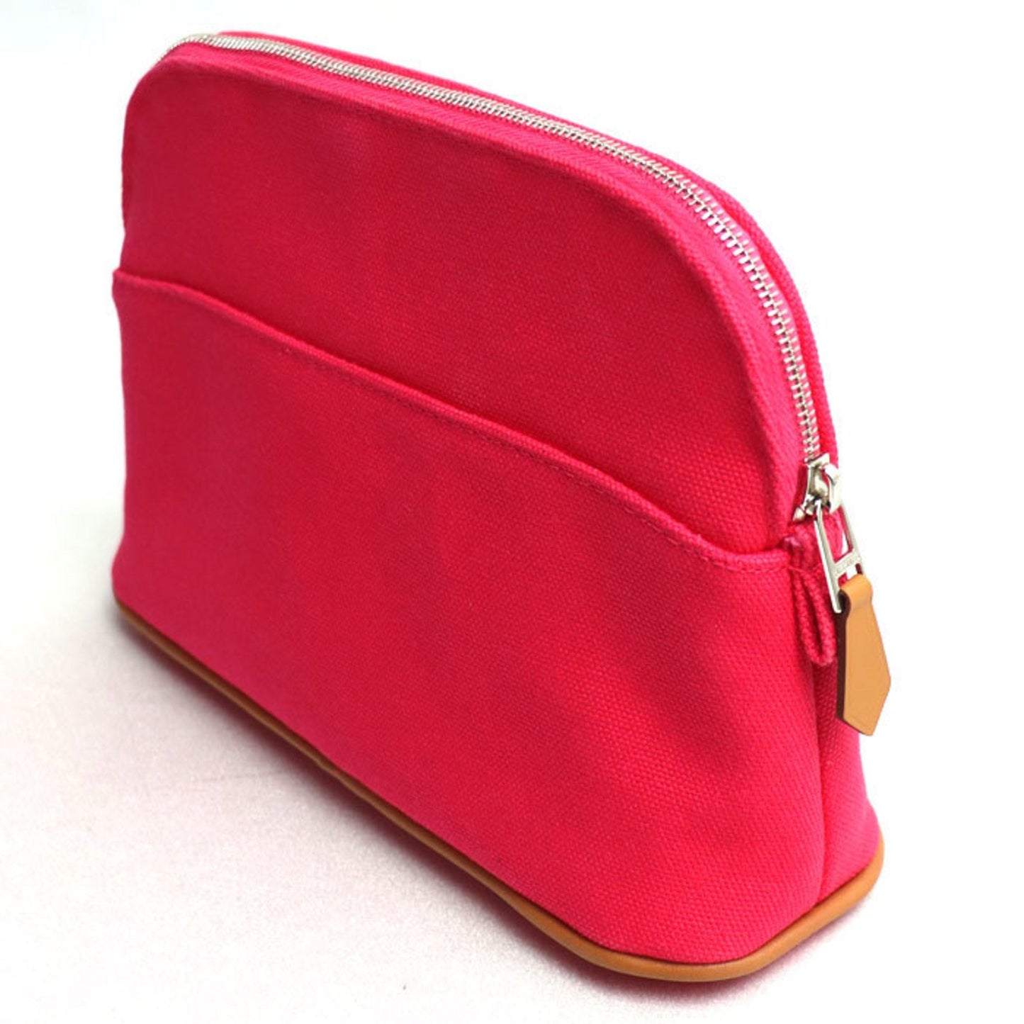 Hermes Pink Cotton Canvas Pouch ( )