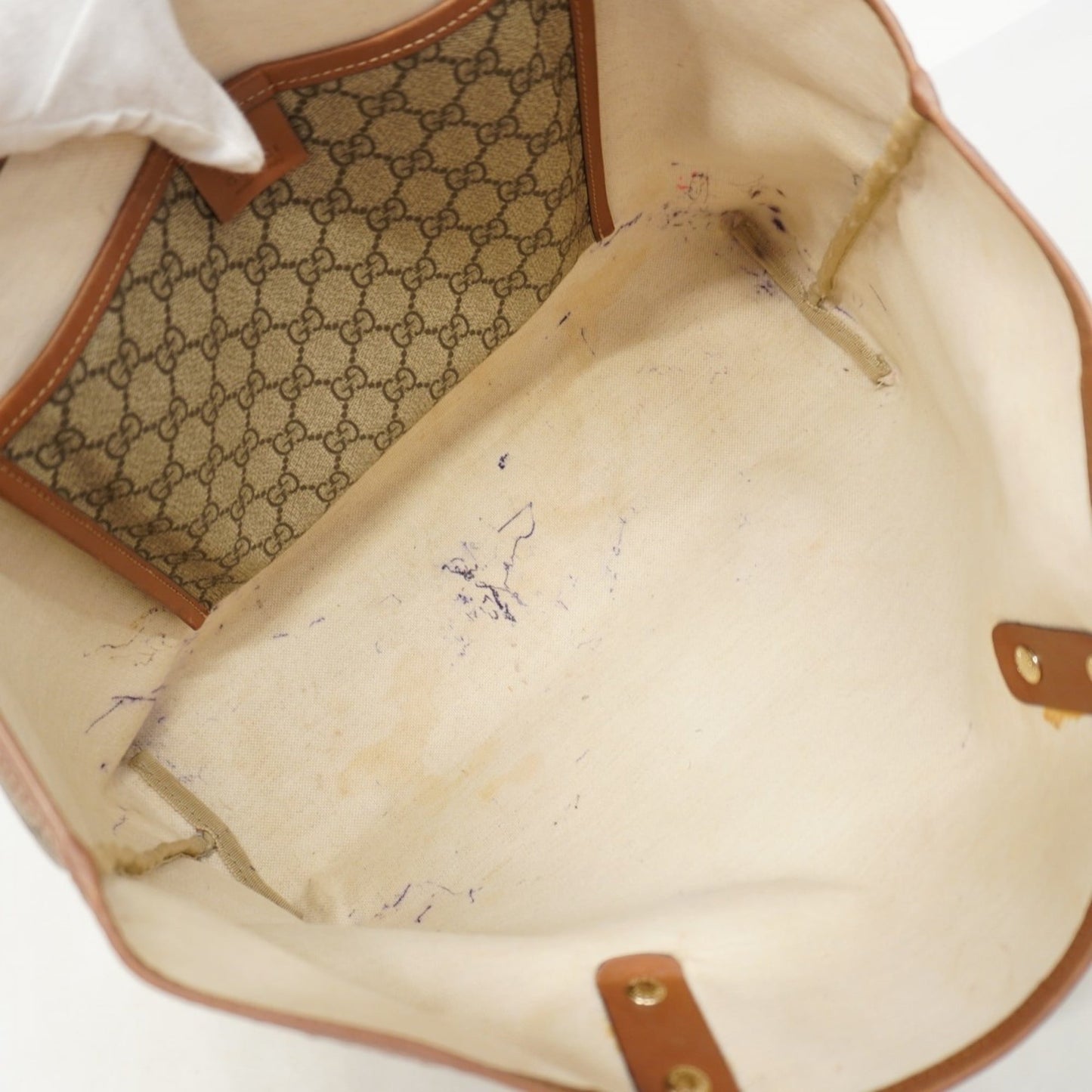 Gucci Brown Pvc Tote Bag ( )