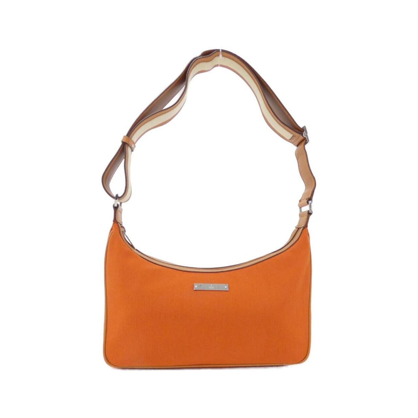 Gucci Leather Canvas Shoulder Bag