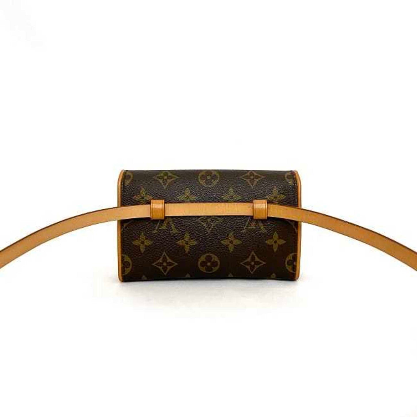 LOUIS VUITTON Body Bag Pochette Florentine Brown Beige Monogram M51855 S Size Canvas Nume FL0090 LB0070  Belt Waist Pouch Flap