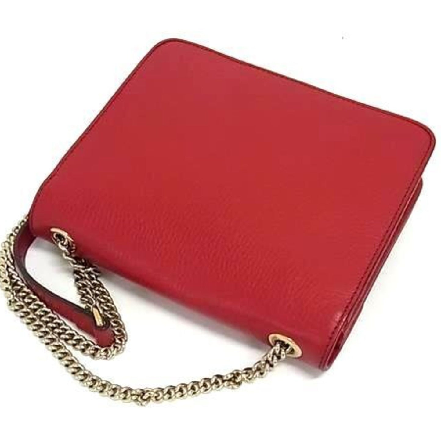 Gucci Red Color Leather Shoulder Bag ( )