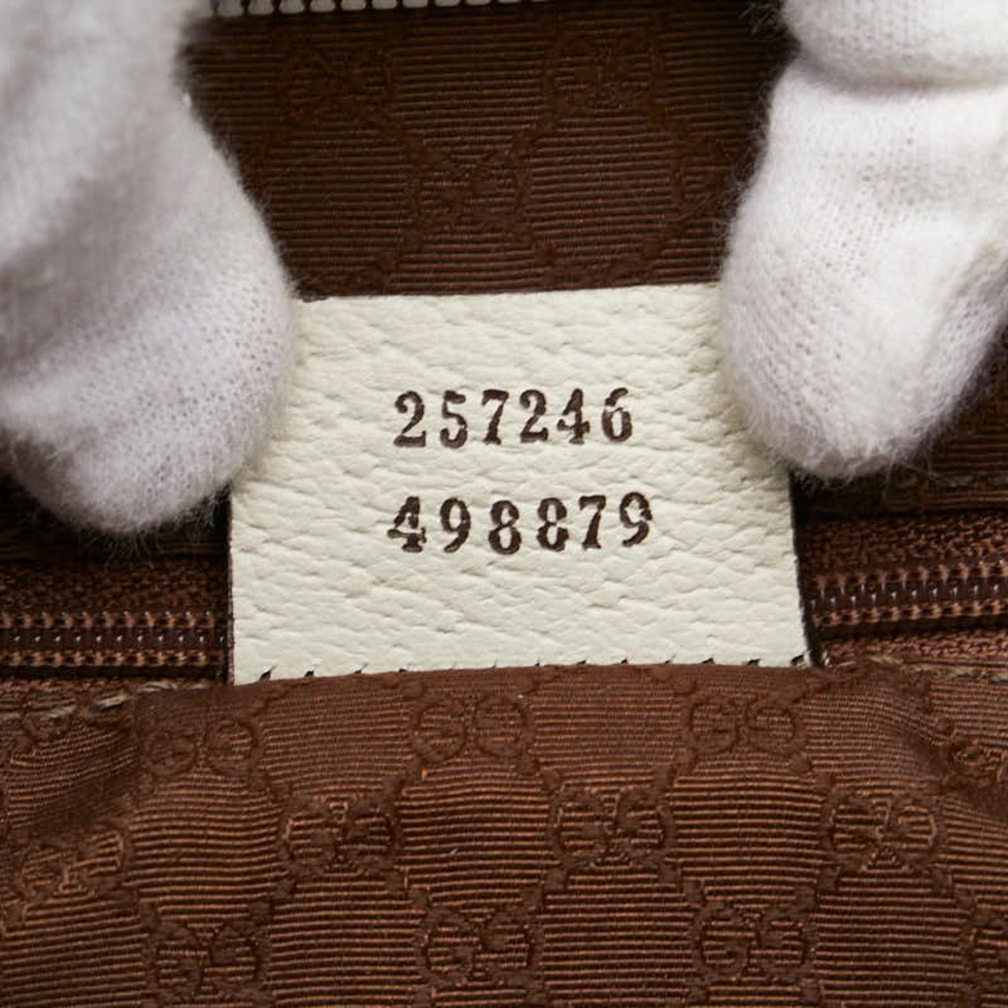Gucci Beige Multi-Color Pvc Leather Shoulder Bag ( )