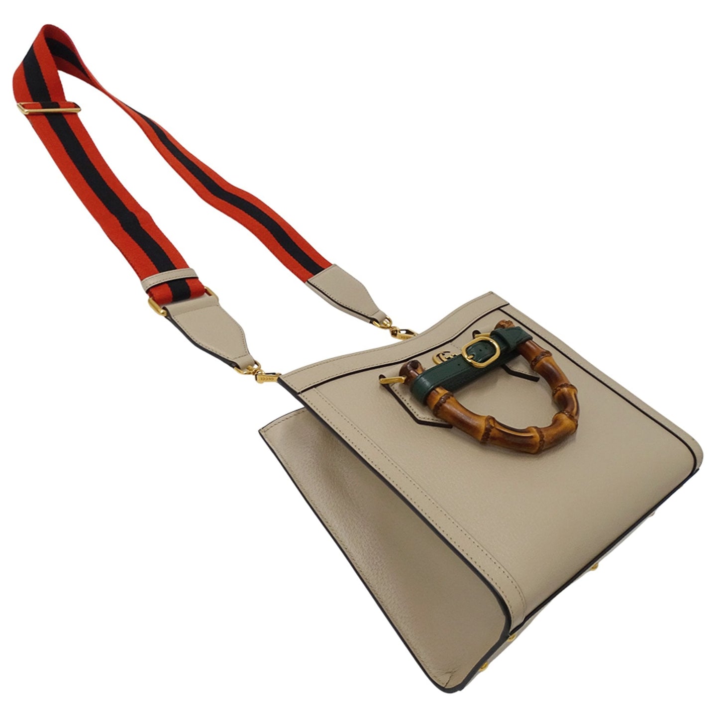 Gucci Beige Leather Handbag Shoulder Bag ( )