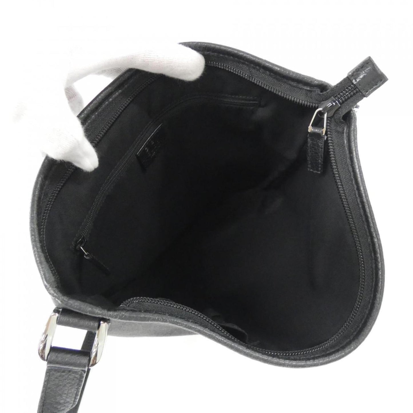 Gucci Black Denim Shoulder Bag ( )