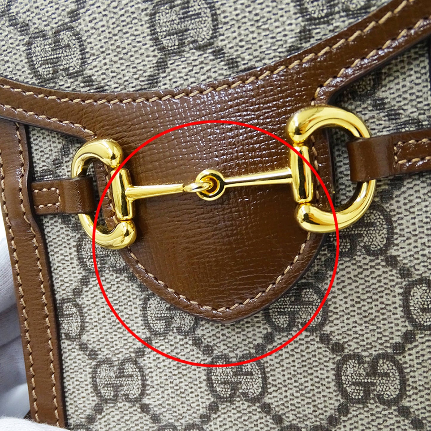 Gucci Beige Brown Gg Supreme Shoulder Bag ( )
