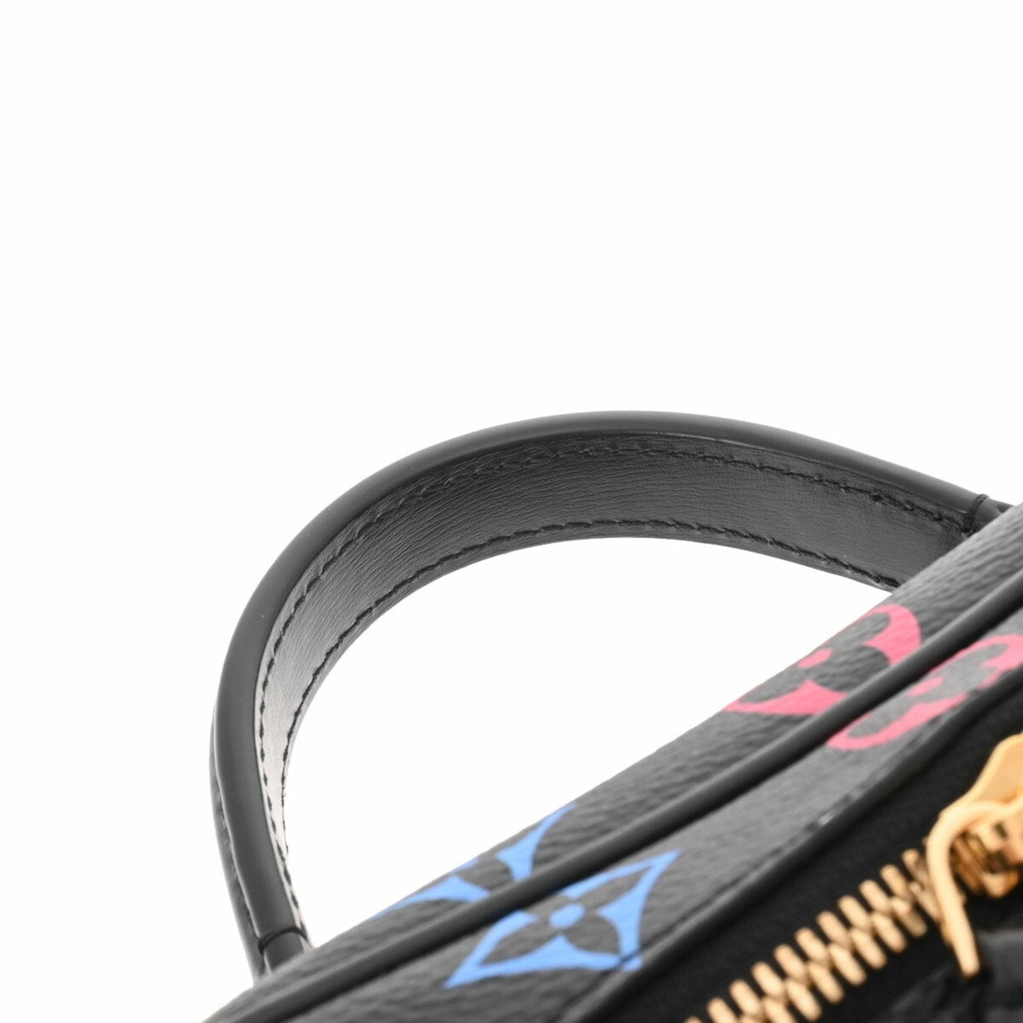 LOUIS VUITTON Monogram Game On Vanity PM Noir Women's Canvas Bag