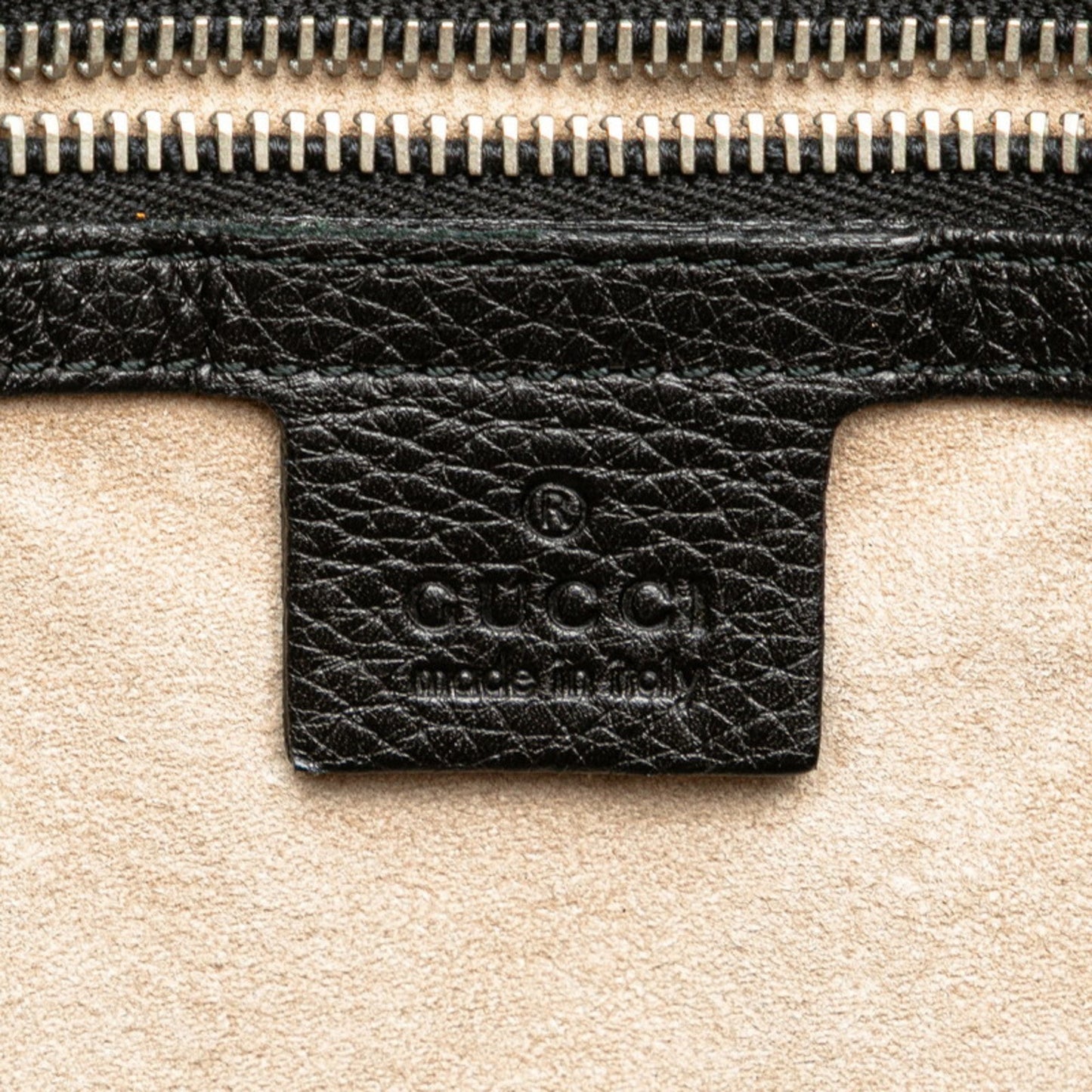 Gucci Black Leather Handbag ( )