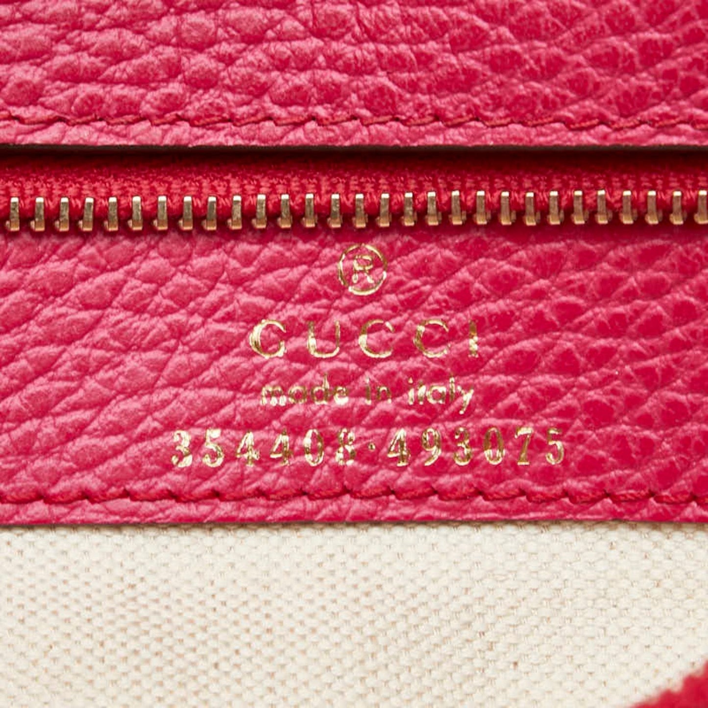 Gucci Pink Leather Tote Bag ( )