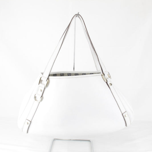 Gucci White Leather Tote Bag ( )