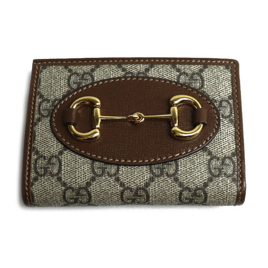 Gucci Beige Gg Supreme Leather Wallet (Bi-Fold) ( )