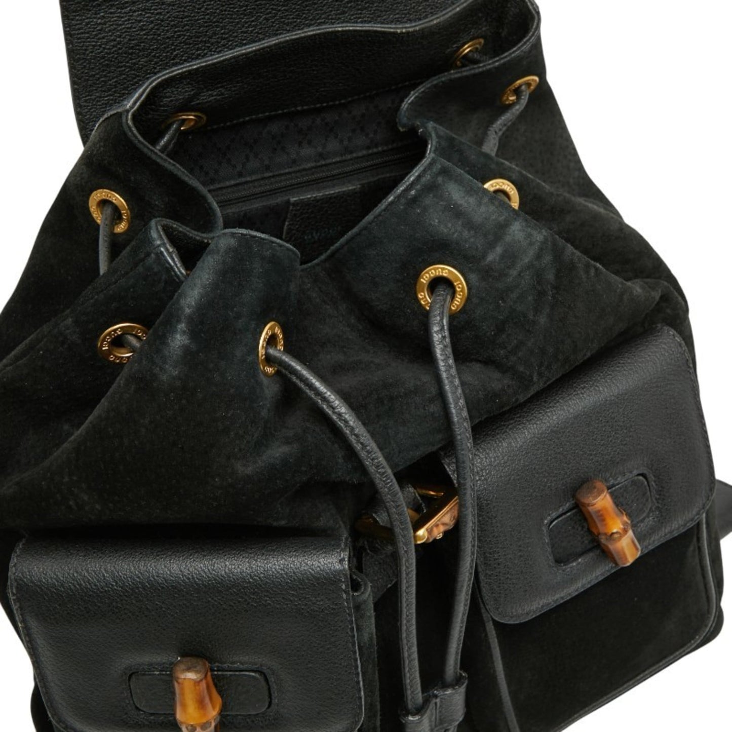 Gucci Black Leather Backpack ( )