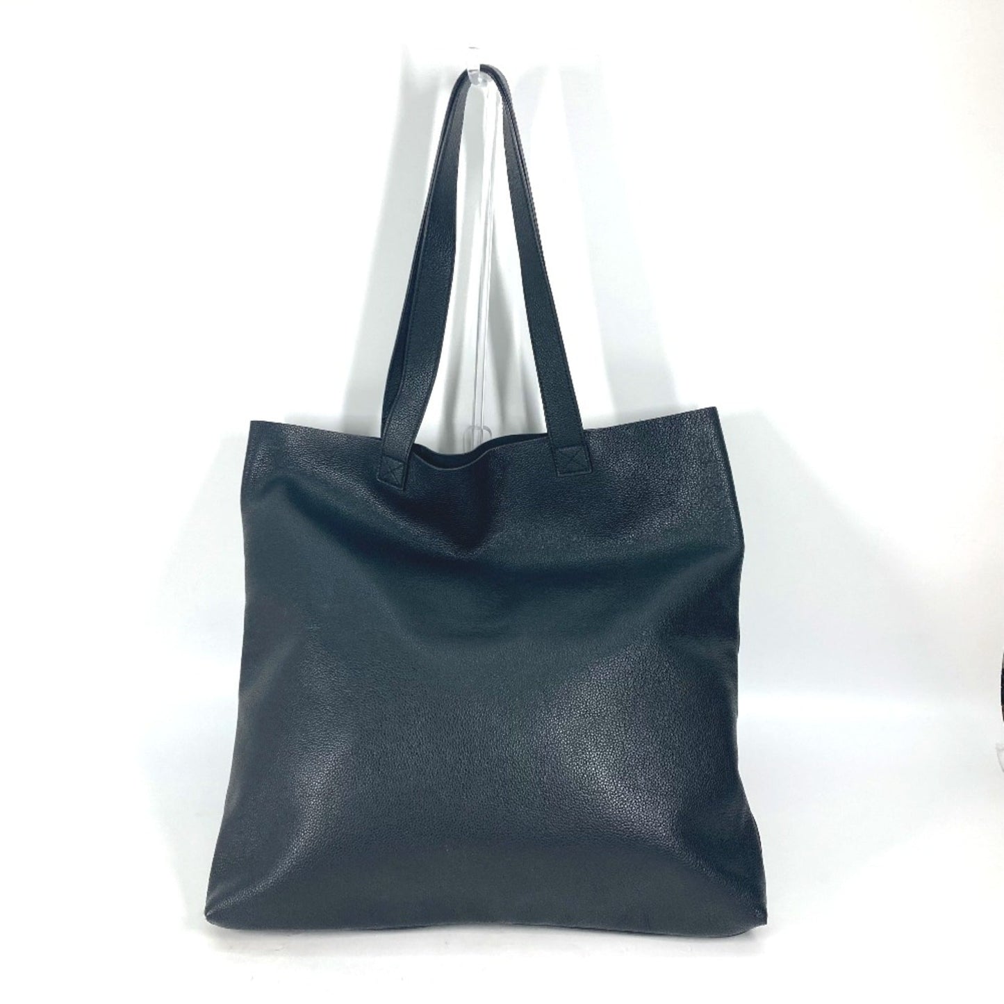 Gucci Black Leather Tote Bag ( )