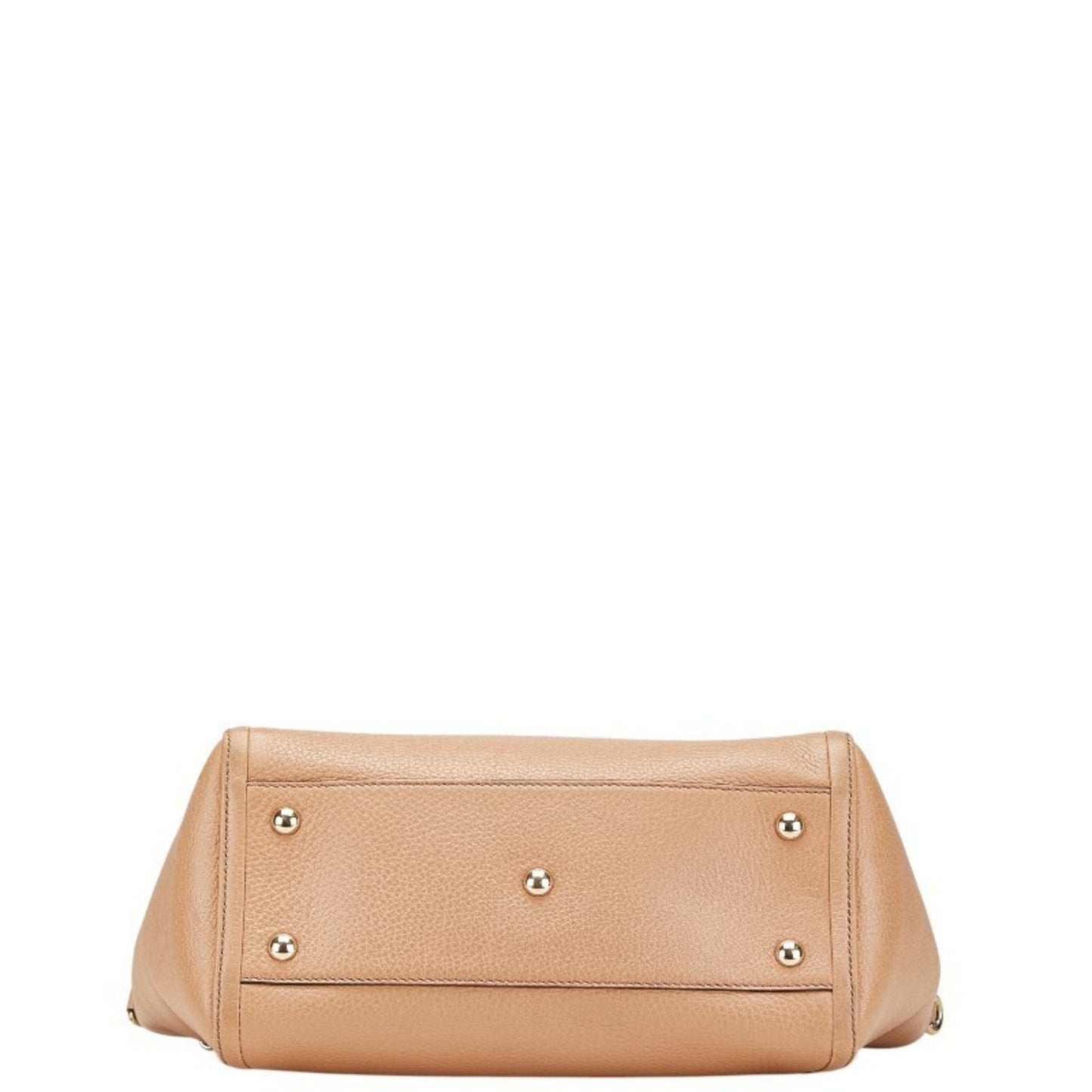 Gucci Beige Leather Handbag Shoulder Bag ( )