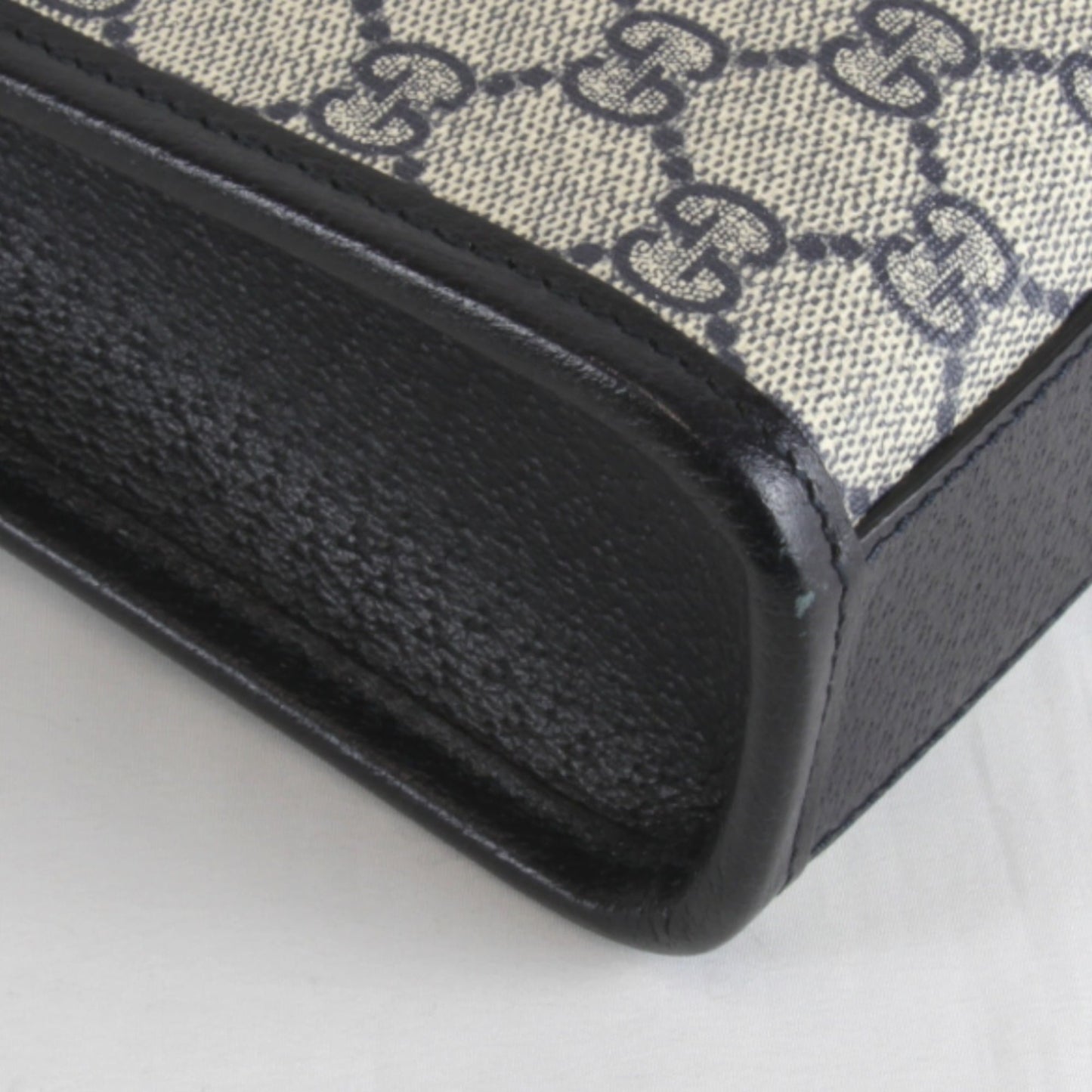 Gucci Black Leather Tote Bag ( )