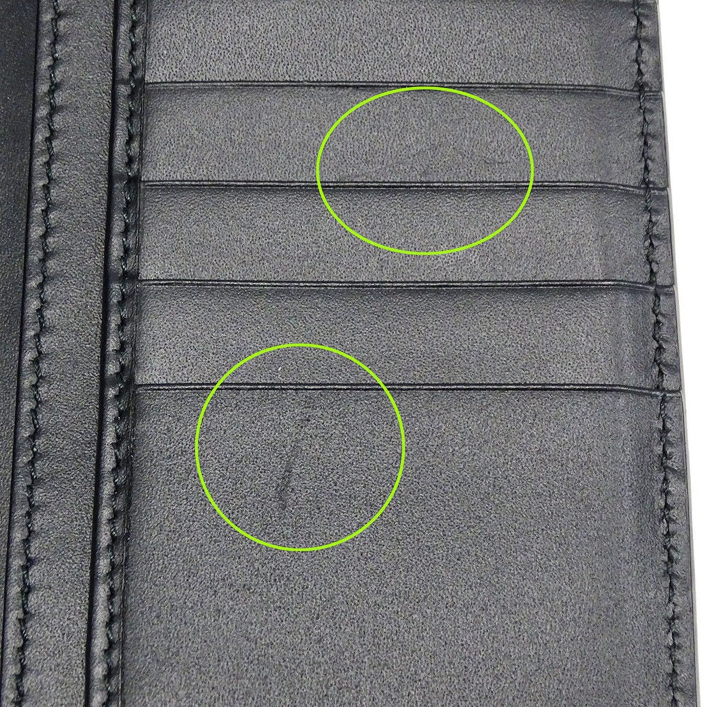 Gucci Black Leather Long Wallet (Bi-Fold) ( )